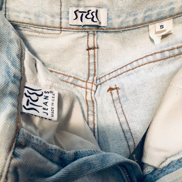 '80s Made in USA Jean Shorts - Picture 4 of 7